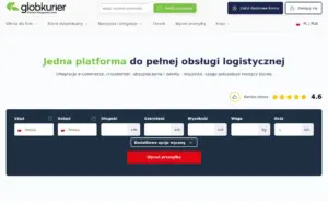 Zrzut strony: GlobKurier (przesyłki paletowe)